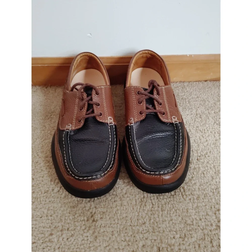 Dr. Comfort Patrick 8520 Men 9 Leather Comfort Diabetic Therapeutic Boat Shoes